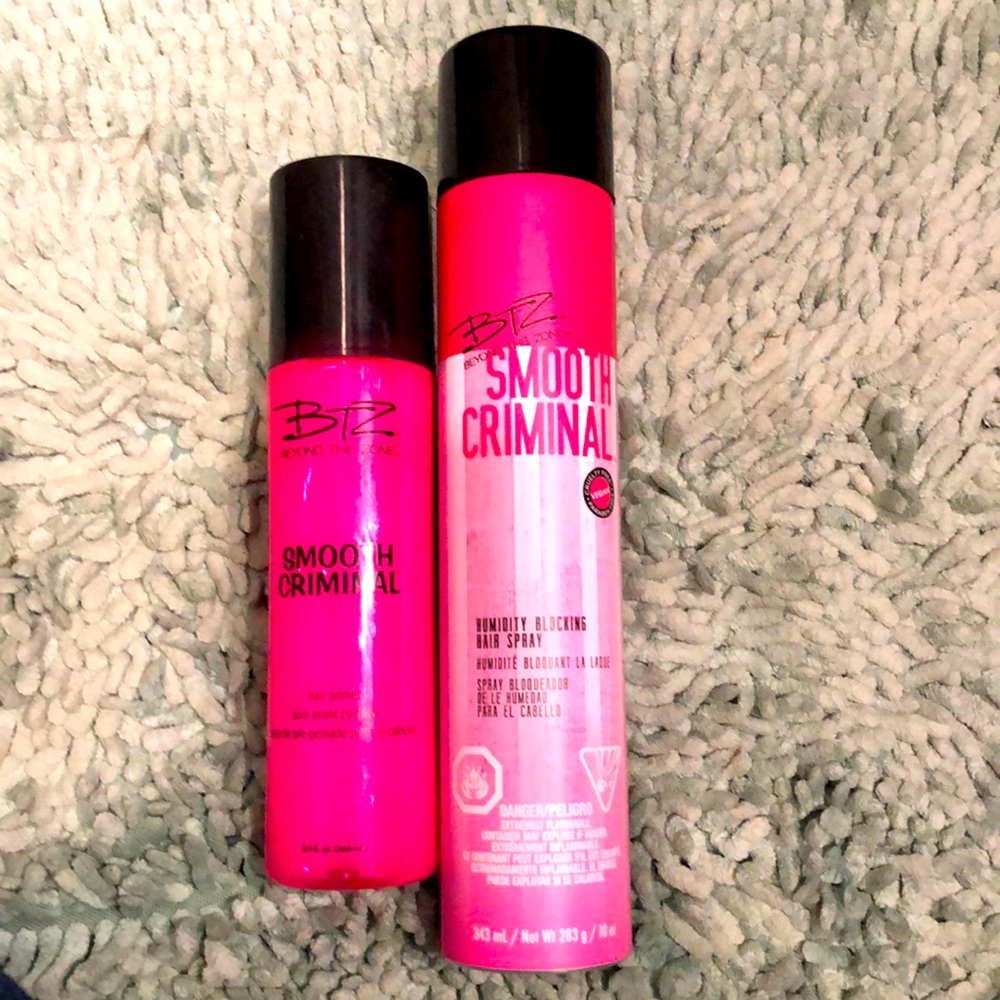 Beyond the Zone hair spray and primer